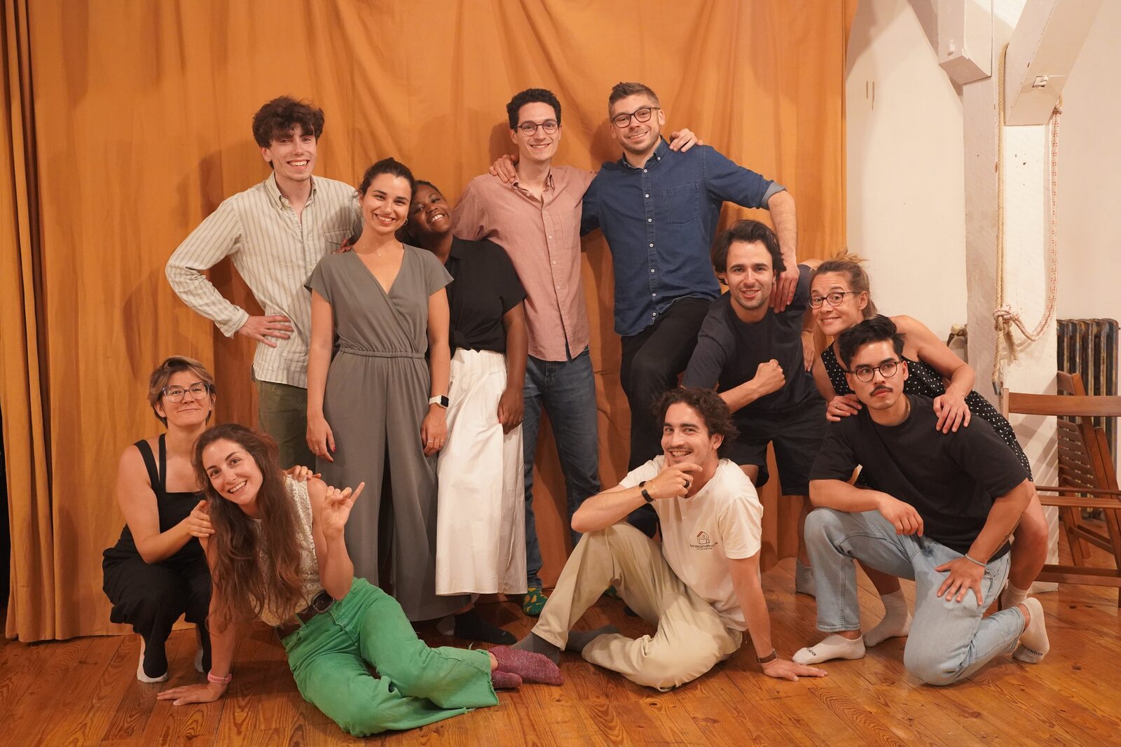 Le groupe PLAY réuni après un atelier